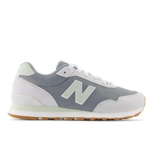 New Balance Women's 515 V3 Sneaker, Steel/Quartz Grey/Silver Moss, 5 M