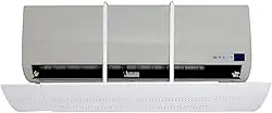 Defletor De Ar Condicionado Split Tamanho Ajustável De 70cm A 110cm Com Ajuste De Ângulo 180 Graus