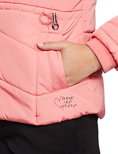 Image of Qube By Fort Collins Women's Regular Fit Nylon Bomber Jacket with Detachable Hood - Stylish & Comfortable Winter Wear