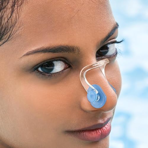 Image of Swimming Nose Plugs 2 Pcs - Comfortable Soft Nose Clips for Swimming, Training & Water Sports