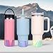 HEYSKAY 2pcs Protective Flask Silicone Boot Base for Stanley Quencher Adventure 40oz & Stanley IceFlow 20oz 30oz Tumbler, and Compatible with 12-24oz Hydro Sport Water Bottles,Yeti and More