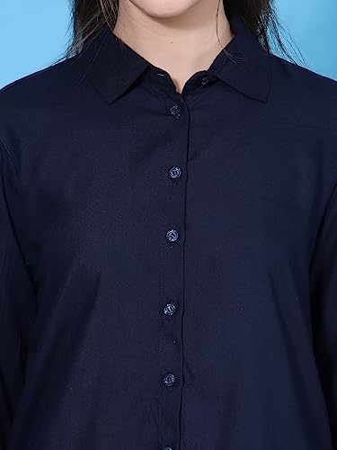 Image of OOMPH! Women's Cotton Regular Fit Floral Button Down Shirt