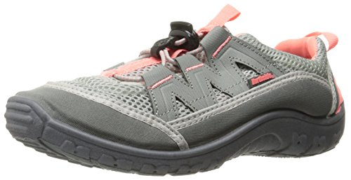 Image of Northside Unisex Brille II Athletic Water Shoe,Gray/Coral,9 M US
