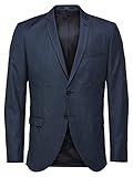 selected blazer damen  SELECTED HOMME Herren SHDONE-MYLOBIGA4 DK Blazer NOOS Anzugjacke, Blau (Dark Blue), 52