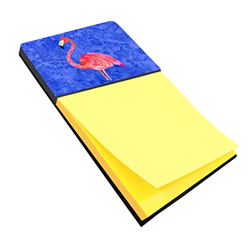 Caroline's Treasures 8685SN Flamingo Refillable Sticky Note Holder or Postit Note Dispenser, 3.25 by 5.5