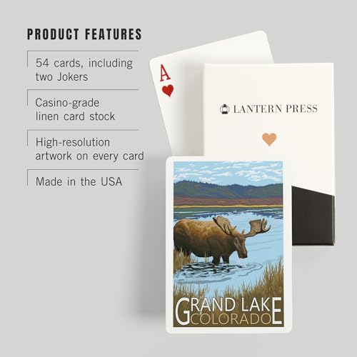 Grand Lake Colorado Naipes Póker 52 Cartas miniatura 3
