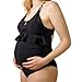 MYLILY | Costume Intero Premaman con Volant | Costume Premaman Piscina | Costume...