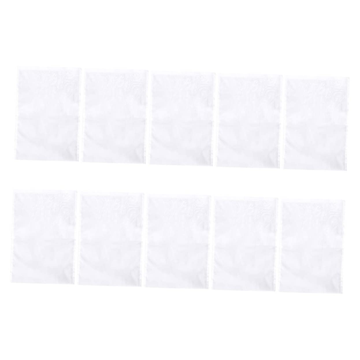 HOLIDYOYO 10pcs Reusable Nylon Filter Bags Drawstring Brew Bags for Wine and Kitchen Strainer