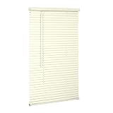 LOTUS & WINDOWARE Cordless 1" Vinyl Mini Blind 70" Wide x 72" Long, Alabaster (MLX7072AL)