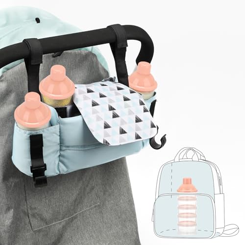 Accmor Formula Dispenser On The Go, 5 Compartments Stackable Formula Container for Travel, Baby Milk Powder Kids Snack Container, BPA Free by Accmor - Used condition - Image 8