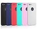 iPhone 7 Case, Pofesun 6 Pack Soft Flexible Silicone Gel Rubber Shockproof Case Cover for iPhone 7 (2016)/iPhone 8 (2017) 4.7 Inch(Black,White,Pink,Red,Green,Royal Blue)