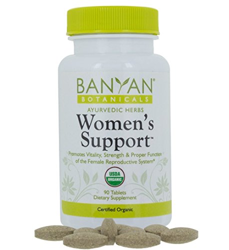Banyan Botanicals Womenâ€™s Support â€“ Organic Herbal Tablets â€“ Promotes a Healthy Female Reproductive System* â€“ Supports Regular & Healthy Menses* â€“ 90 Tablets â€“ Non-GMO Sustainably Sourced Vegan FFL