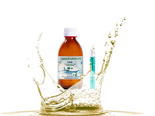 CDS solución de Dióxido de Cloro 1 LITRO | AQUAPURELIFE®| TAMAÑO Ahorro- 3000 ppm 0,3% Solución Activada | ✔Máxima Calidad Cover