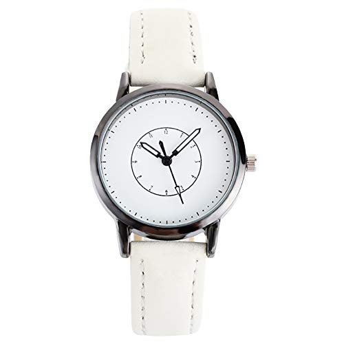 Rio Grande CIRCLE FACE �V���v�� �T�[�N�� �f�U�C�� �o���h �J�W���A�� �E�H�b�` �r ���v ���f�B�[�X (�z���C�g) ZM-WATCH5386-WH