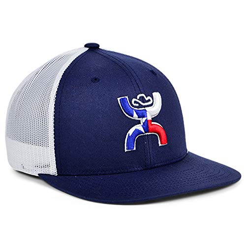 Image of HOOEY Texican Texas Trucker Hat for Men - Adjustable Snapback Mesh Baseball Cap - Western Work & Casual Wear Breathable Mesh
