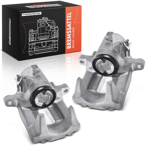 Frankberg 2x Brake Caliper Disc Brake Rear Left Right Aluminium Compatible with A4 8E2 B6 8EC B7 A4 Avant 8E5 B6 8ED B7 A4 Cabriolet 8H7 B6 8HE B7 Replace# 8E0615423G