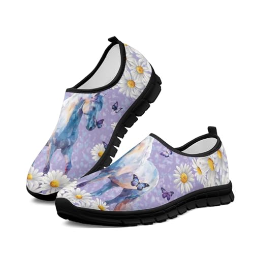 JoyLamoria House Animals Pattern Shoes for Women Loafer with Arch Support Walking Travel2