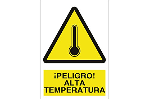 Plimpo Señal Poliestireno 420X297 Mm. ¡Peligro! Alta Temperatura En Oferta Cofan A11Pl420297 Señal Poliestireno, 420 X 297 Mm