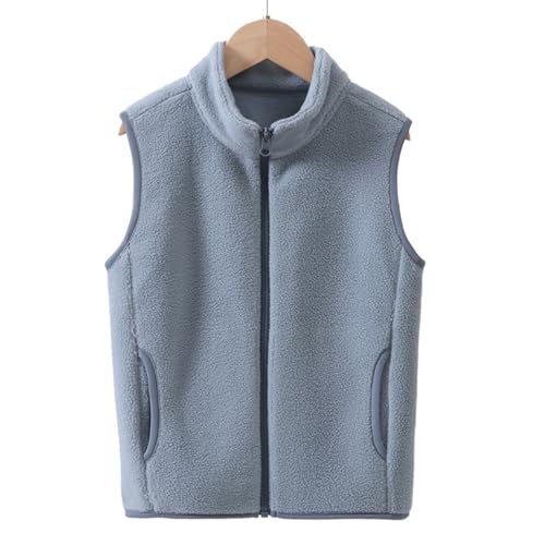 Toddlers' Polar Fleece Vest Jacket Full-Zip Warm Sleeveless Winter Warm Outerwear With Pockets 2-6 Years2