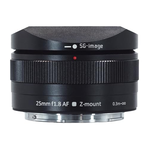 Amazon.co.jp: SG-image AF 25mm F1.8 APS-C Zマウント ニコンZ互換 単