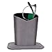 Bleiou 1 Pack Eyeglasses Holder Stand Glasses Stand Case Eyeglasses Protective Holder for Desks or Nightstands (Deep Gray)