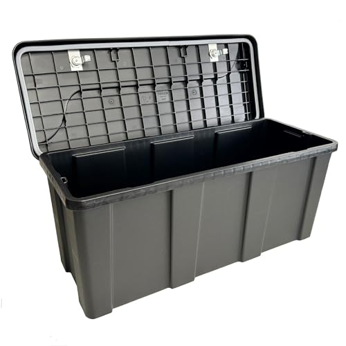 Boîte à outils pour remorque moyenne en plastique avec kit de fixation - 5