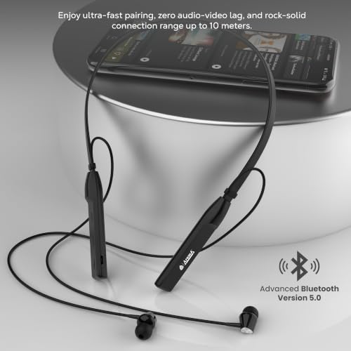 AROMA NB119 Giga Neckband Bluetooth Silver Graphite Black - Image 6