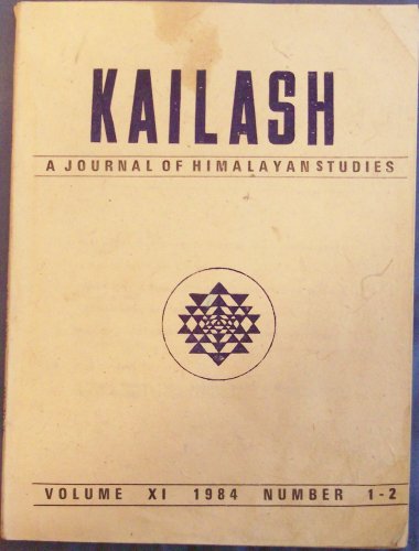 Kailash, a Journal of Himalayan Studies (Volume XI, Number 1-2)