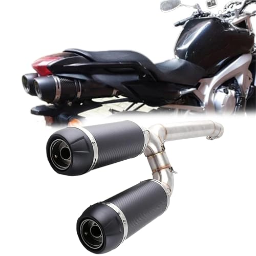 Pot d'échappement pour Yamaha FZ6 FZ6N FZ6S 2004-2010 en carbone