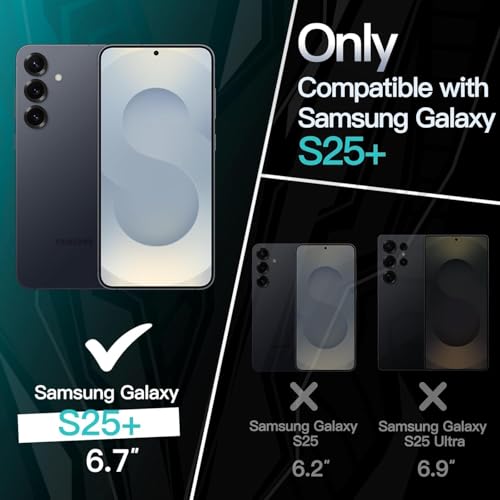 Image of AIBEX Ultra Strong Transparent Back Cover for Samsung Galaxy S25 Plus | Crystal Clear Hard Case | Shockproof Military-Grade Drop Protection | Anti-Yellowing TPU Bumper | Scratch-Resistant PC Back