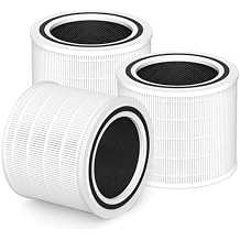 Core 200S Replacement Filter compatible with LEVOIT Core 200S and Core 200S-P Smart WiFi Air Purifier, 3-in-1 High-Efficiency Filter, Core 200S-RF, White, 3 Pack, For Home Office Livingroom Bedroom