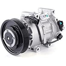 AC Compressor with A/C Clutch 977011R100 Replacement for 2012-2017 Kia Rio 1.6L for 2012-2017 Hyundai Accent 1.6L 20765C