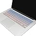 MOSISO Protective Keyboard Cover Skin Compatible with MacBook Air 11 inch A1370 A1465, Serenity Blue & Rose Quartz