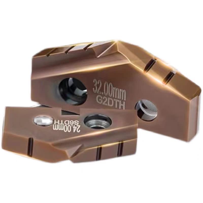 wiertło 1pc wkładka do wiertła łopatkowego wkładka z węglika CNC G2STA G2DTH wkładka ze stali szybkotnącej S6STA S6STH kobaltowa wkładka HSS S2STA (Color : Carbide, Size : 11.0)