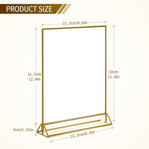 Supports dorés acrylique transparents et robustes pour valoriser vos images de famille