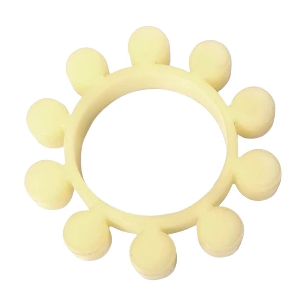 Giunto albero cuscinetto tampone flessibile, 1 pezzo elastico Plum Blossom for accoppiatore, tipo di accoppiamento guarnizione in poliuretano(White,295x170x50mm)