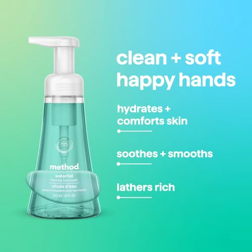 method Foaming Hand Wash, Waterfall, 10 fl oz | Hydrates & Softens Skin, Designed for Gentle Everyday Cleansing, With Notes of Water Lily and Sandalwood - image 5