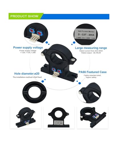 Sensor de corriente D-C3T transformador CC transductor 600a 2000A para automatización 3