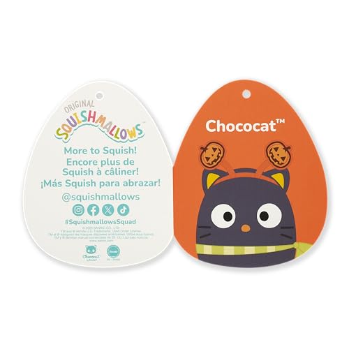 Squishmallows Original Sanrio 12in Halloween 2025 Chococat – Official Jazwares Plush (Medium-Sized) image 7