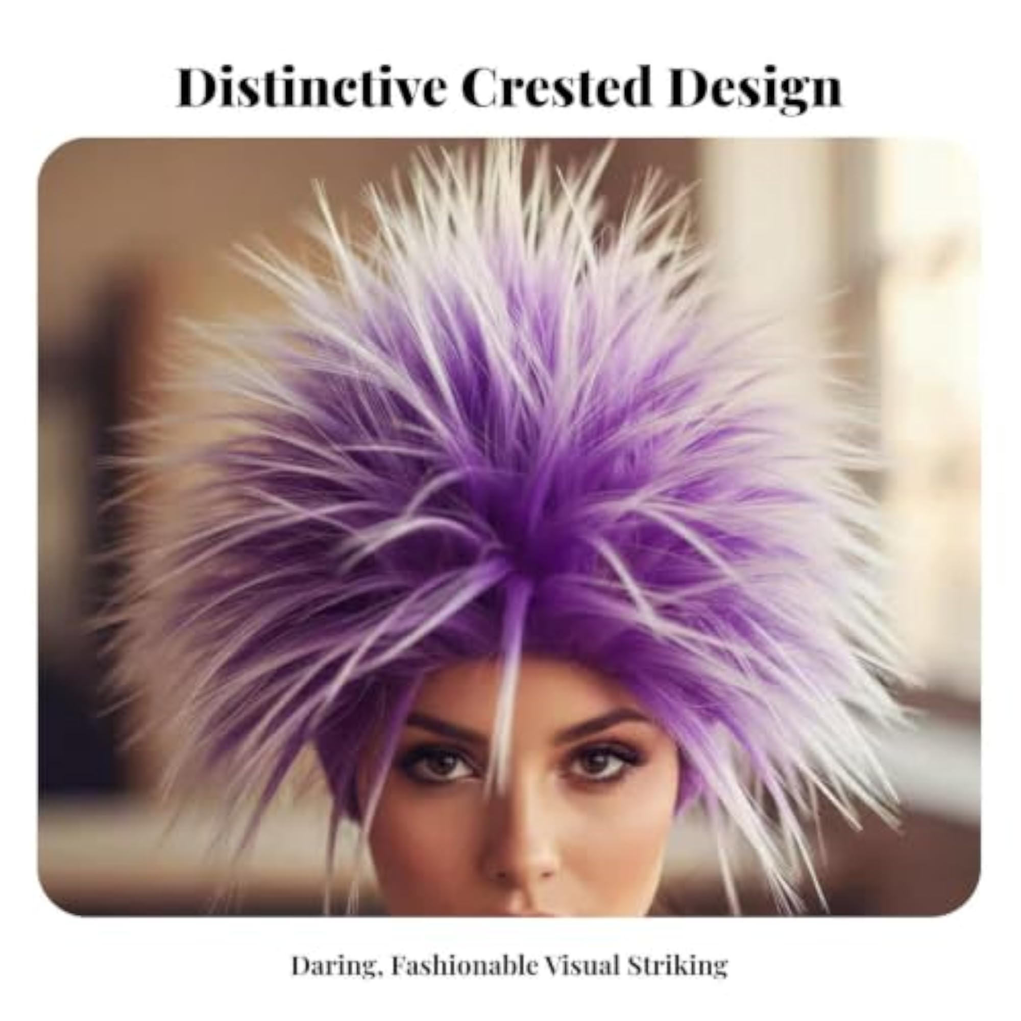 Cockscomb Hairpiece Colorful Design Costume Accessory