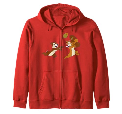 Image of Disney Chip 'N Dale Acorn Chase Zip Hoodie