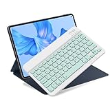 Bluetooth Keyboard for iPad 10th Generation, iPad Pro 13/12/11/10/9/8/7 inch, iPad Air 13/11th Gen, iPad mini Tablets, etc. - Slim Wireless Portable Travel Office Computer Accessories