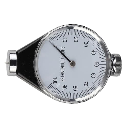 Durometer Shore Tester, Rubber Tire Hardness Tester for Shore A/O/D Type 0-100 HA, for Leather Wax Polyester Rubber Material