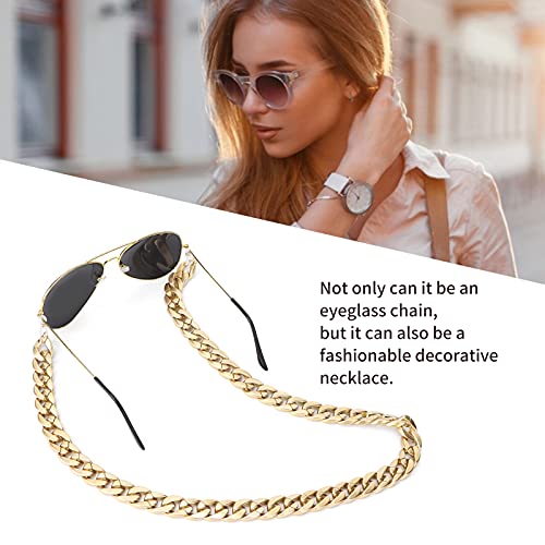 Correia de óculos de sol, corrente de óculos decorativos da moda para a vida diária