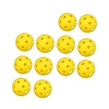 CORHAD 12pcs Hollow Golf Practice Balls Lightweight Perforated Training Balls for Indoor and Outdoor Use for Men and Women Golfing Practice