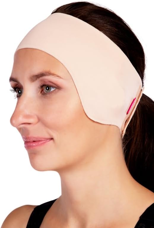Miniatura 3 de LIPOELASTIC PU 03 - Banda de compresión postoperatoria unisex para el oído autofastening (XL, natural)