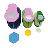 Set of 3PCS (2"+1.5"+1") Craft Punch Set Paper Punch Tool Eva Punches for Making Crafts Scrapbooking