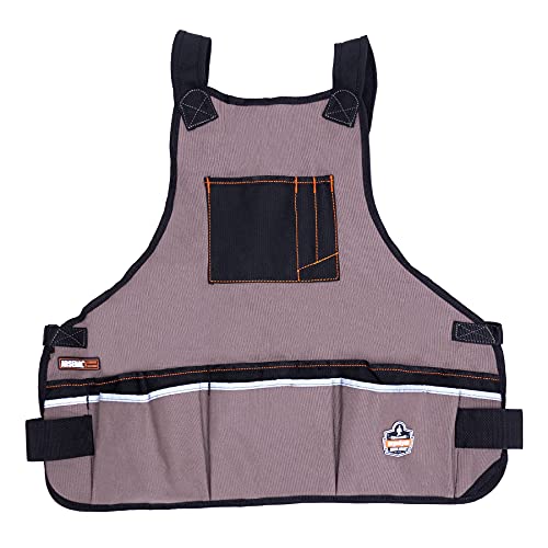 Arsenal 5700 Torso Length Work Tool Apron, 16-Pockets, Gray