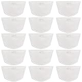 Verfimaci Unisex Super Protective Anti-Fog Face Shield with Detachable Flter, Hd Transparent Full Face shield,Reusable Eye (White-15pcs)
