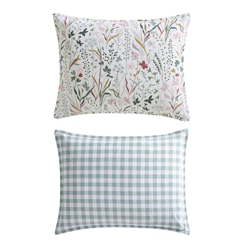 Edredón Queen de algodón reversible para renovar tu cama este invierno 8